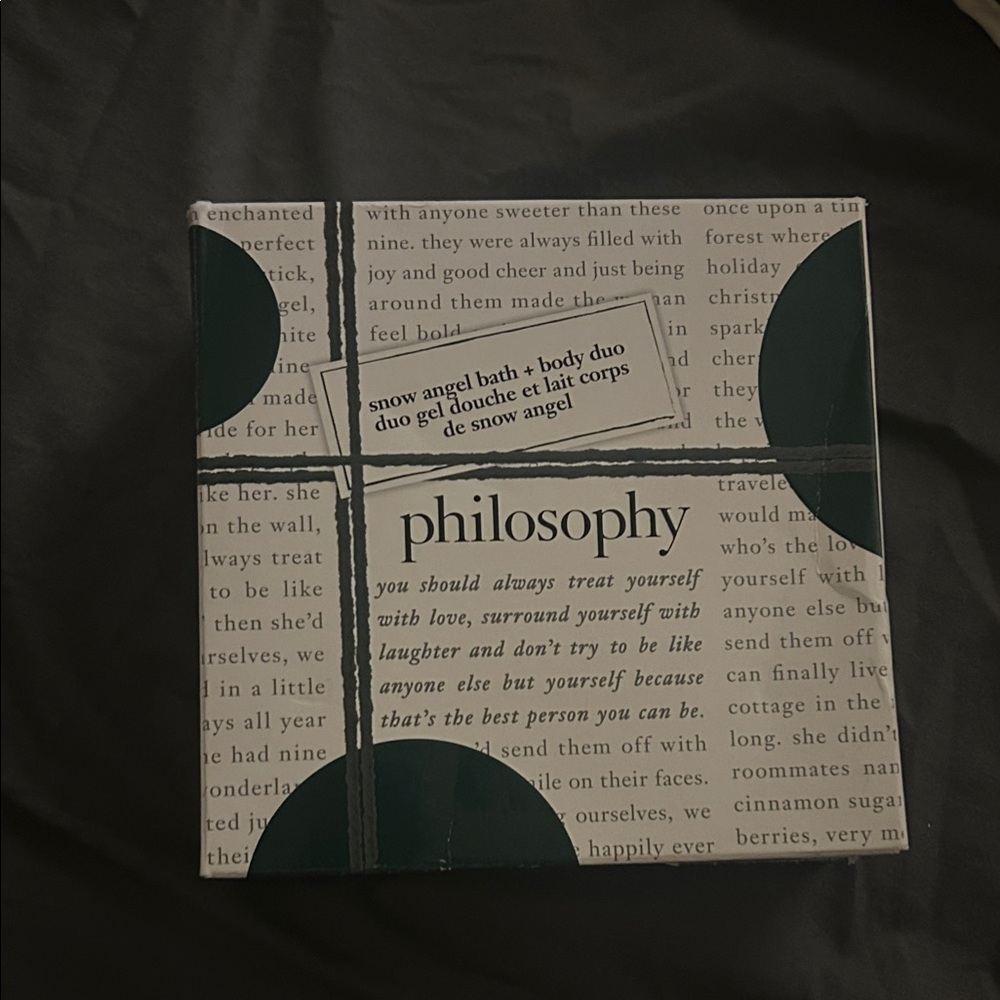 Philosophy Snow Angel Bath & Body Duo - Teal and White